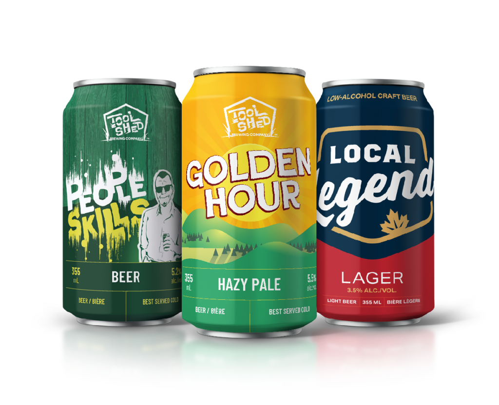 Tool Shed beer on board WestJet